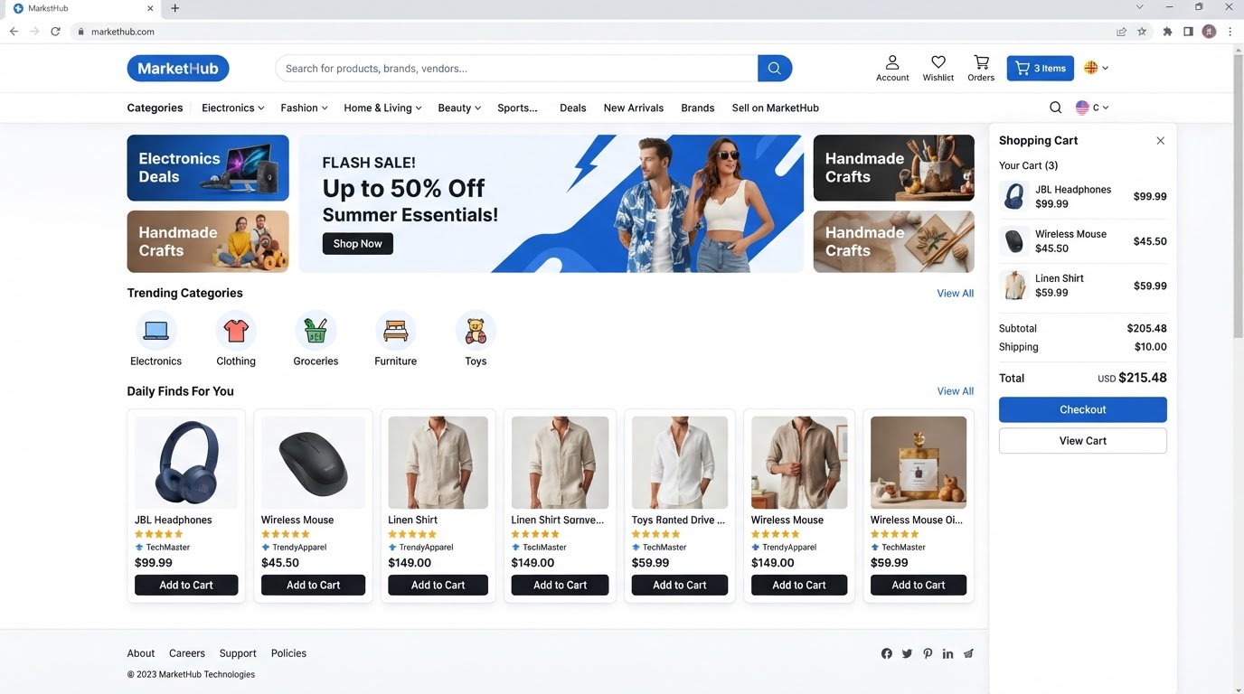 Tradeway Multi-Vendor Marketplace